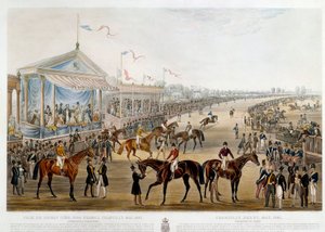 1841 年尚蒂伊赛马会大奖赛，约翰·弗雷德里克·赫林 (John Frederick Herring) 印刷（1795-1865 年）