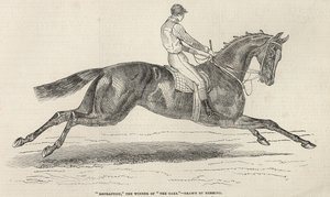 &39;折射&39;，&39;The Oaks&39;的获胜者，来自&39;The Illustrated London News&39;，1845年6月7日 作者 老约翰弗雷德里克鲱鱼
