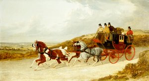 爱丁堡和伦敦皇家邮政，1838年