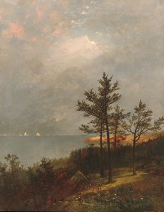 长岛湾的聚集风暴，1872年。 作者 约翰·弗雷德里克·肯塞特