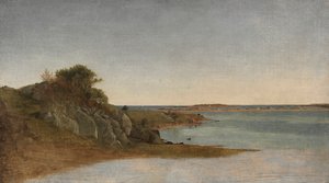 纽波特附近的风景，1860年代。 作者 约翰·弗雷德里克·肯塞特