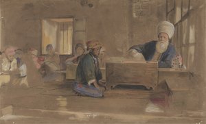 阿拉伯学校，1841-51年。 作者 约翰·弗雷德里克·刘易斯