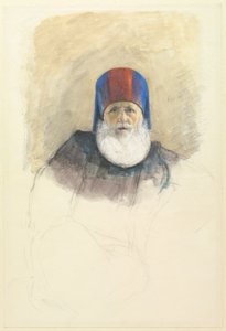 研究穆罕默德·阿里·帕夏（Mehmet Ali Pasha），c。 1844年。 作者 约翰·弗雷德里克·刘易斯