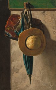 草帽、袋子和雨伞，1890年至1900年代。