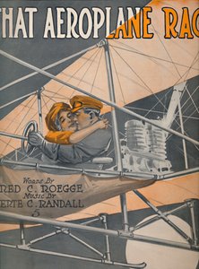 那架飞机的布条》，1911年。 作者 约翰·弗鲁