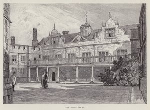 Knole House，The Stone Court（石版画）