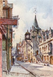 Canongate Tolbooth，向西看