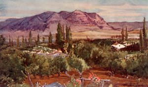 来自耶利哥的诱惑山，1902年。 作者 约翰·富利洛夫