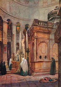 1902年建立的圆形大厅和圣墓教堂，1906年。 作者 约翰·富利洛夫