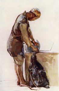 水载体填充皮肤，耶路撒冷（彩色石版画） 作者 约翰·富利洛夫