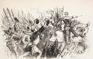 亨利国王的部队在1890年法国哈弗勒尔的围困 作者 约翰·吉尔伯特