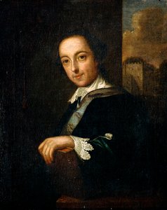 霍勒斯·沃波尔爵士，c.1755（布面油画） 作者 约翰·吉尔斯·埃卡德