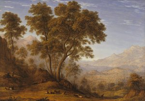从阿尔卑斯山眺望苏扎，意大利最后的风景 作者 约翰·格洛弗