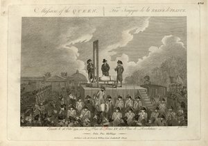 1793年10月16日对玛丽-安托瓦内特的处决，1793-1794。