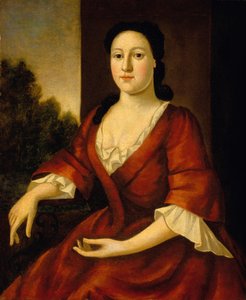 约翰格林利夫夫人的肖像，普里西拉布朗（b.1725）c.1748