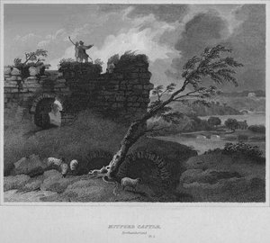 米特福德城堡（诺森伯兰郡），1814年
