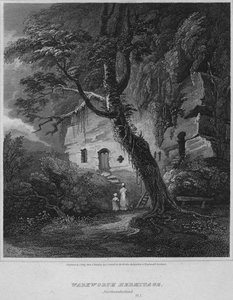 Warkworth Hermitage，诺森伯兰，1814年