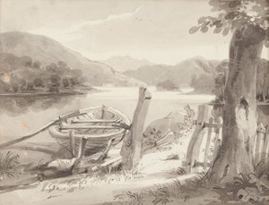 船在鲍内斯（wc在纸上） 作者 约翰·哈登