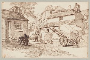 1823年坎布里亚郡安布尔塞德的购物车
