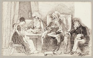 生病和休息，1824年
