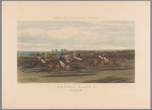 Paardenrace
赛马 - 第 3 盘。The Run In（物体上的标题）
福尔的国家体育（系列标题）
Fore