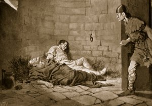 Dukes Erik和Valdemar的监禁和死亡，1318年 作者 约翰哈里斯瓦尔达