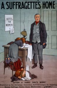 Suffragettes Home - J. Hassall -海报，二十世纪