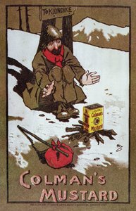 科尔曼芥末广告，约 1898 年（彩色石版印刷品） 作者 约翰·哈索尔
