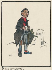D《悲惨世界》 - J.哈索尔-素描，1903年 作者 约翰·哈索尔