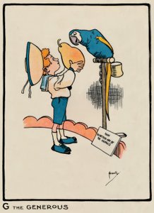G慷慨的人-哈索尔（J.Hassall）-绘画，1903年 作者 约翰·哈索尔