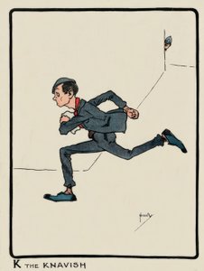 克纳维什（K the Knavish）-哈萨尔（J.Hassall）-绘画，1903年 作者 约翰·哈索尔