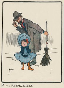 R受到尊敬的R -哈索尔-素描，1903年 作者 约翰·哈索尔
