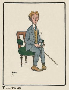 怯the的T - J。哈索尔-素描，1903年 作者 约翰·哈索尔