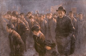 失业者（彩色平版印刷） 作者 约翰·哈索尔