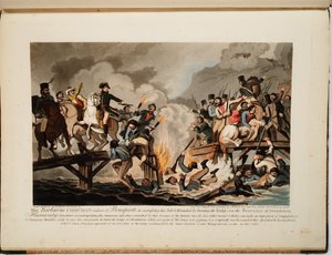 1813年11月，法国军队越过Berezina，1813年