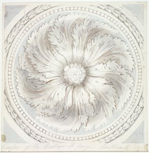 伦敦南华克区圣乔治殉道者的天花板上的围栏，1831年