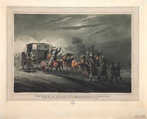1816年由冯·凯勒少校捕获波拿巴的马车，论文和宝藏