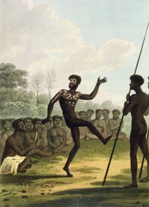 The Dance，来自新南威尔士州的原住民，由Matthew Dubourg（1817-1818）酒吧雕刻。 1813