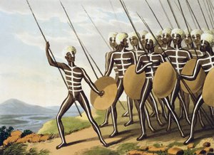 新南威尔士勇士，由Matthew Dubourg（1785-1820）镌刻，由Edward Orme出版，1813年