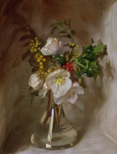 冬日之花（板上油画