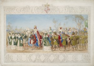 Jane Georgiana，Seymour夫人，美女铅笔女王和纸上的wc 作者 约翰·亨利·尼克松