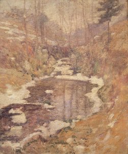 Hemlock Pool，c.1900 作者 约翰·亨利·特瓦特曼