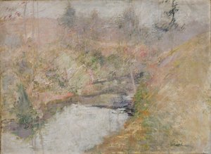 铁杉树池，约1890-1900年。 作者 约翰·亨利·特瓦特曼