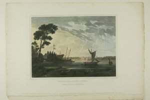 诺福克；来自弗吉尼亚州戈斯波特，《美国风景如画》第二辑第五版 作者 约翰·希尔