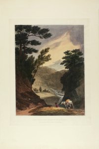 宾夕法尼亚州舒基尔瀑布附近的景色，《美国风景如画》第一辑第五版 作者 约翰·希尔