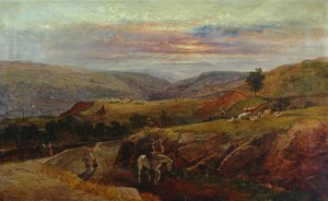 伯克利山谷，来自Crofts Stone，1870