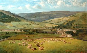 Mytholmroyd＆Cragg Vale来自Ewood Hall，1869年