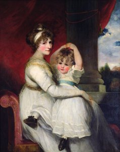 乔治娜，巴瑟斯特伯爵夫人和她的儿子，1792年