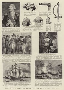 有趣的图片和皇家海军展览的遗物 作者 John Hoppner