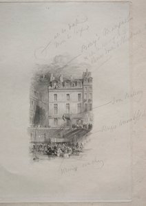 拿破仑住房，奎孔蒂，1836年。 作者 约翰·霍斯伯格